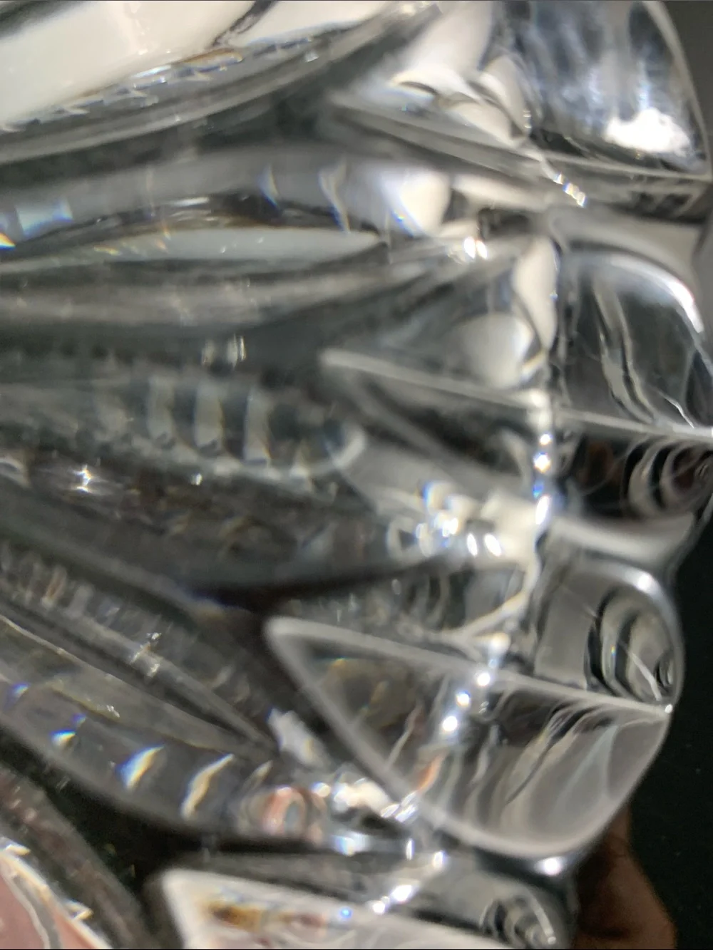 Gorham  Althea Cut pattern Clear Crystal HEAVY NWOT
